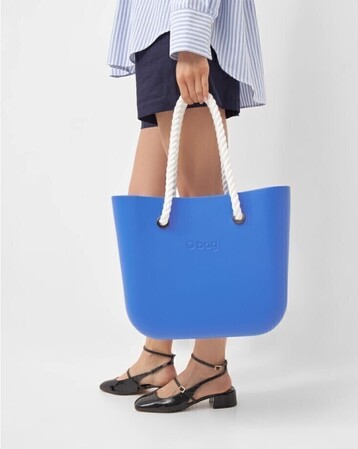 O bag classic maya blue & white | SALE