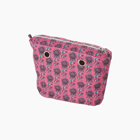 O bag mini innerbag zip-up | circus | pink