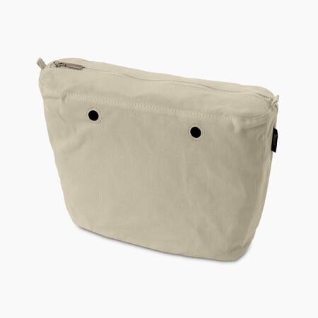  O bag classic innerbag zip-up | canvas | natural | bestseller