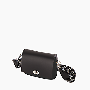 O bag pocket with wide strap | black