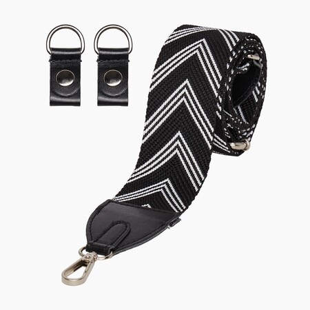 O bag shoulder strap 80/120 | arrow design | black & white| SALE