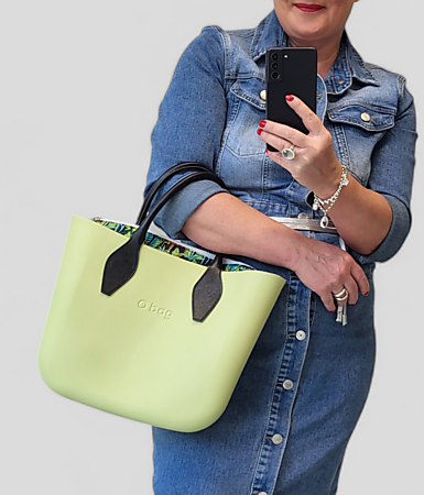 O bag mini celery green, jungle & black | SALE