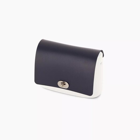 O bag pocket flap | navy blue