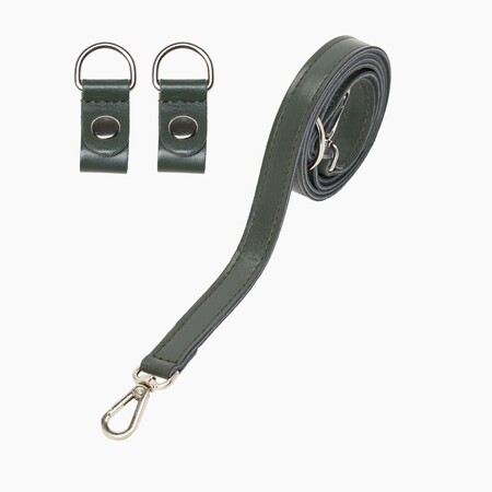 O bag shoulder strap extra slim 80/110 with clips | nappa | military