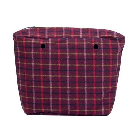 O bag classic innerbag zip-up | tartan | red | SALE