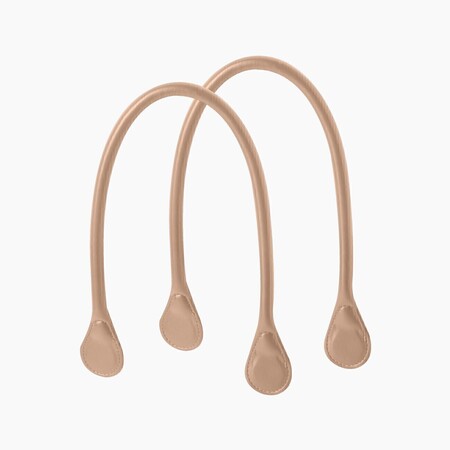 O bag long handles hammered | naturel