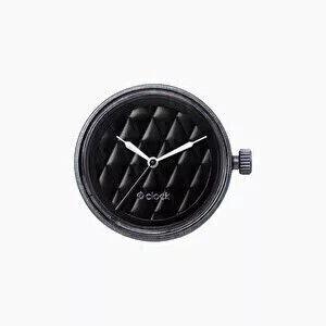 O clock dial matelassé graphite | Uitverkoop